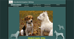 Desktop Screenshot of hondentrimsalon-wilma.nl