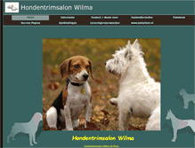 Tablet Screenshot of hondentrimsalon-wilma.nl